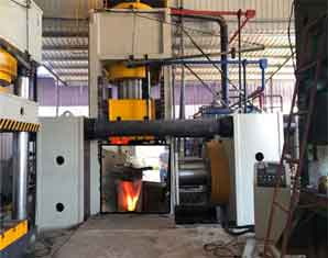 5000噸挖機(jī)斗齒鍛造液壓機(jī)