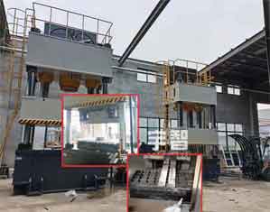 建筑塑料模板模壓成型液壓機(jī)_630噸1200噸四柱液壓機(jī)